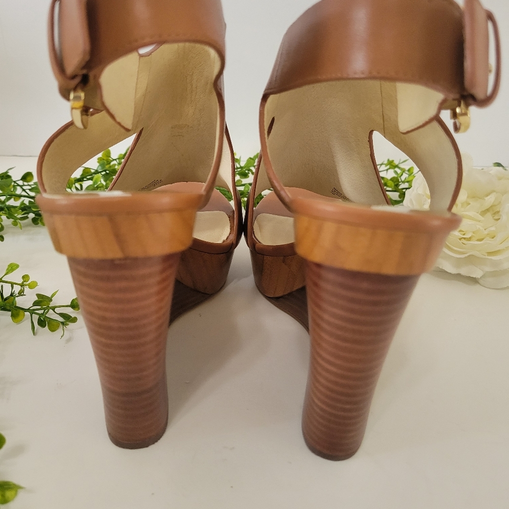 .SOLD. Michae,Michael kors wedge platform sandals women's size 7 - Picture 7 of 12
